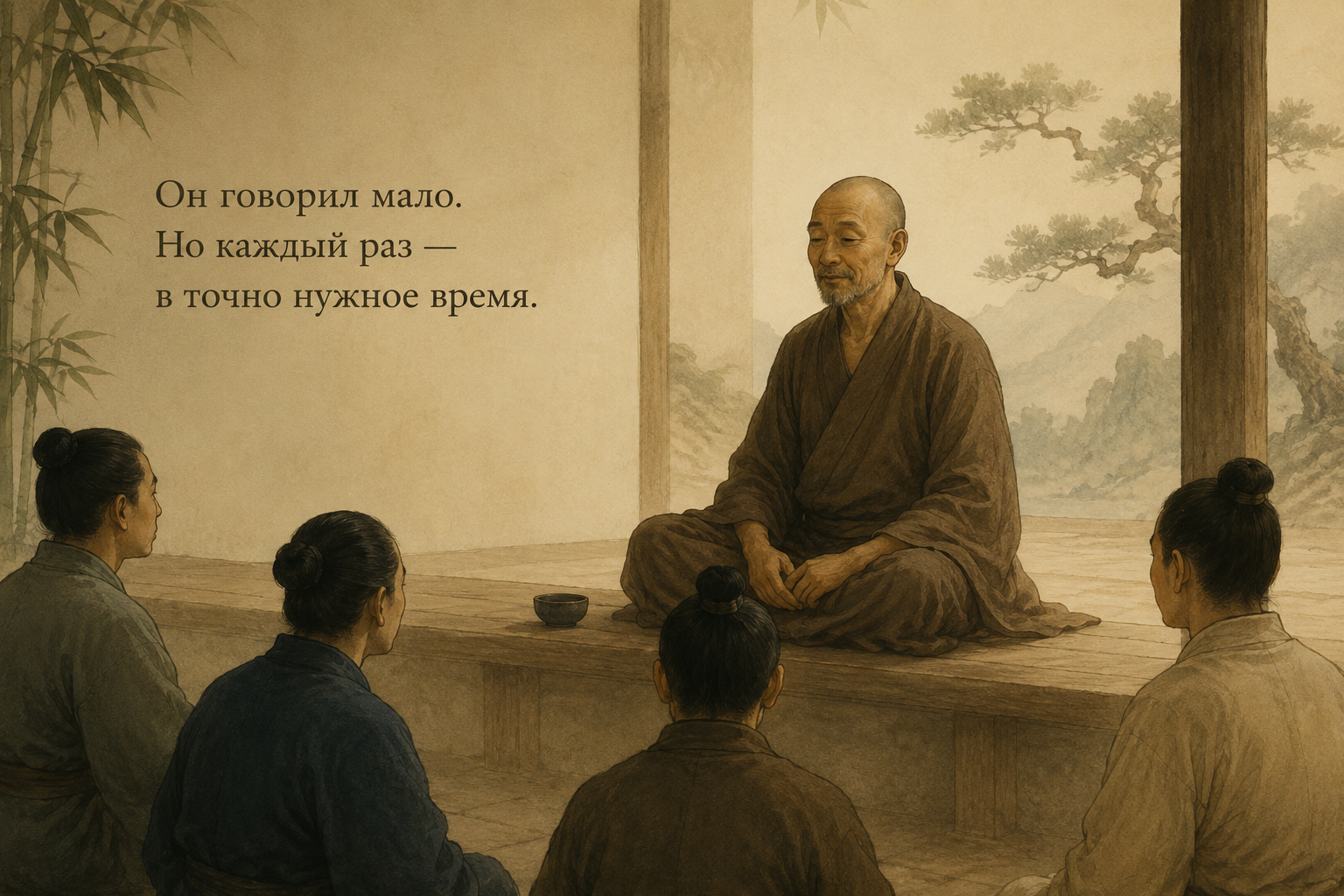 Учитель, который говорил мало