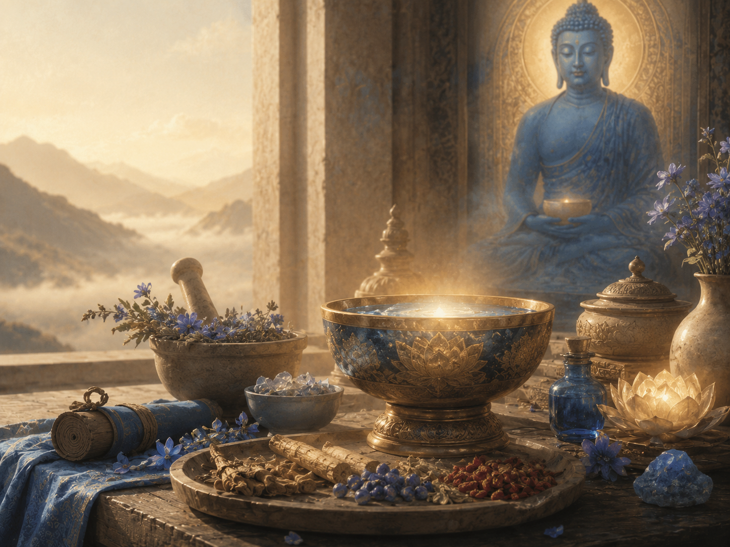 The Twelve Great Vows of the Medicine Buddha